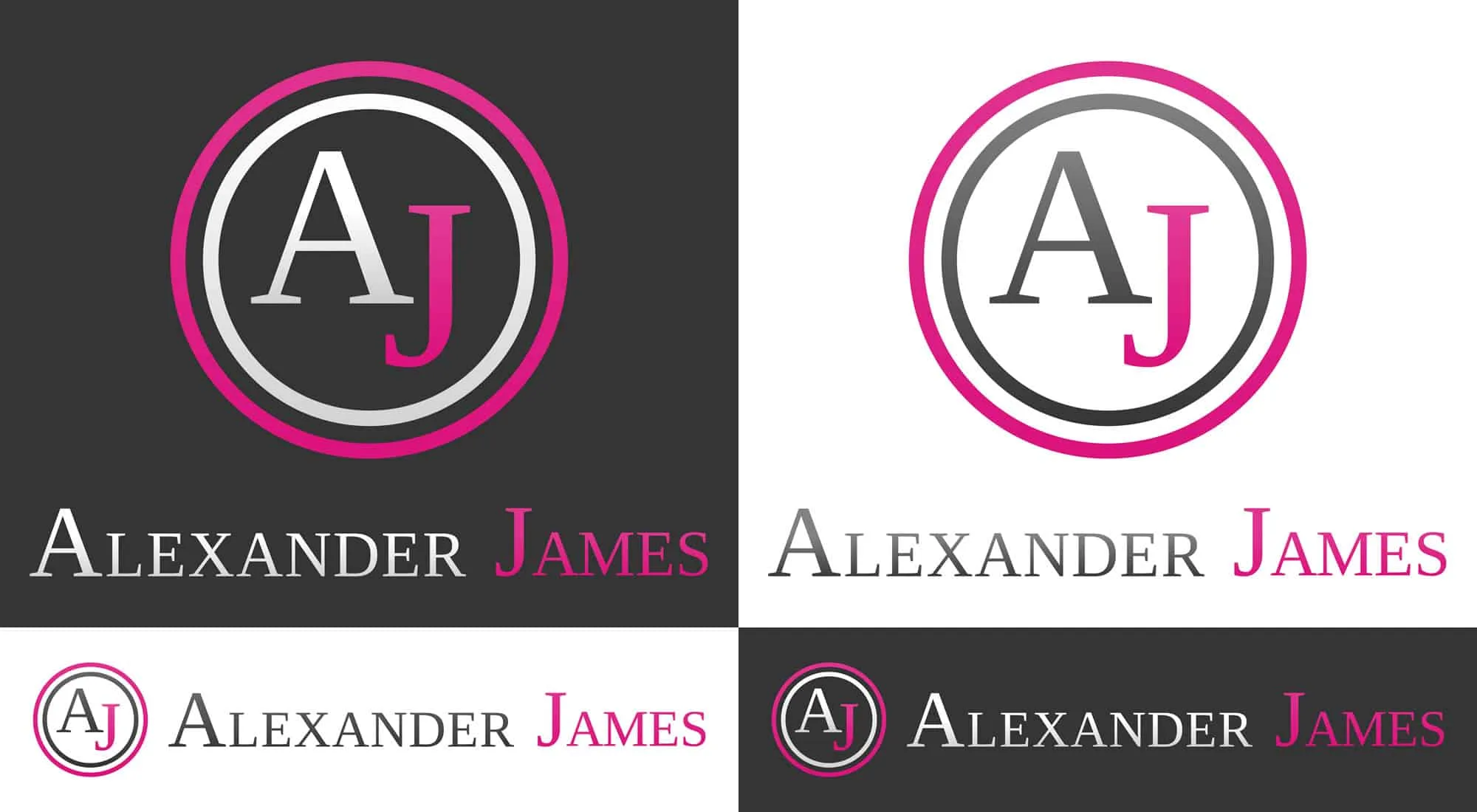 Alexander James Logo Designs
