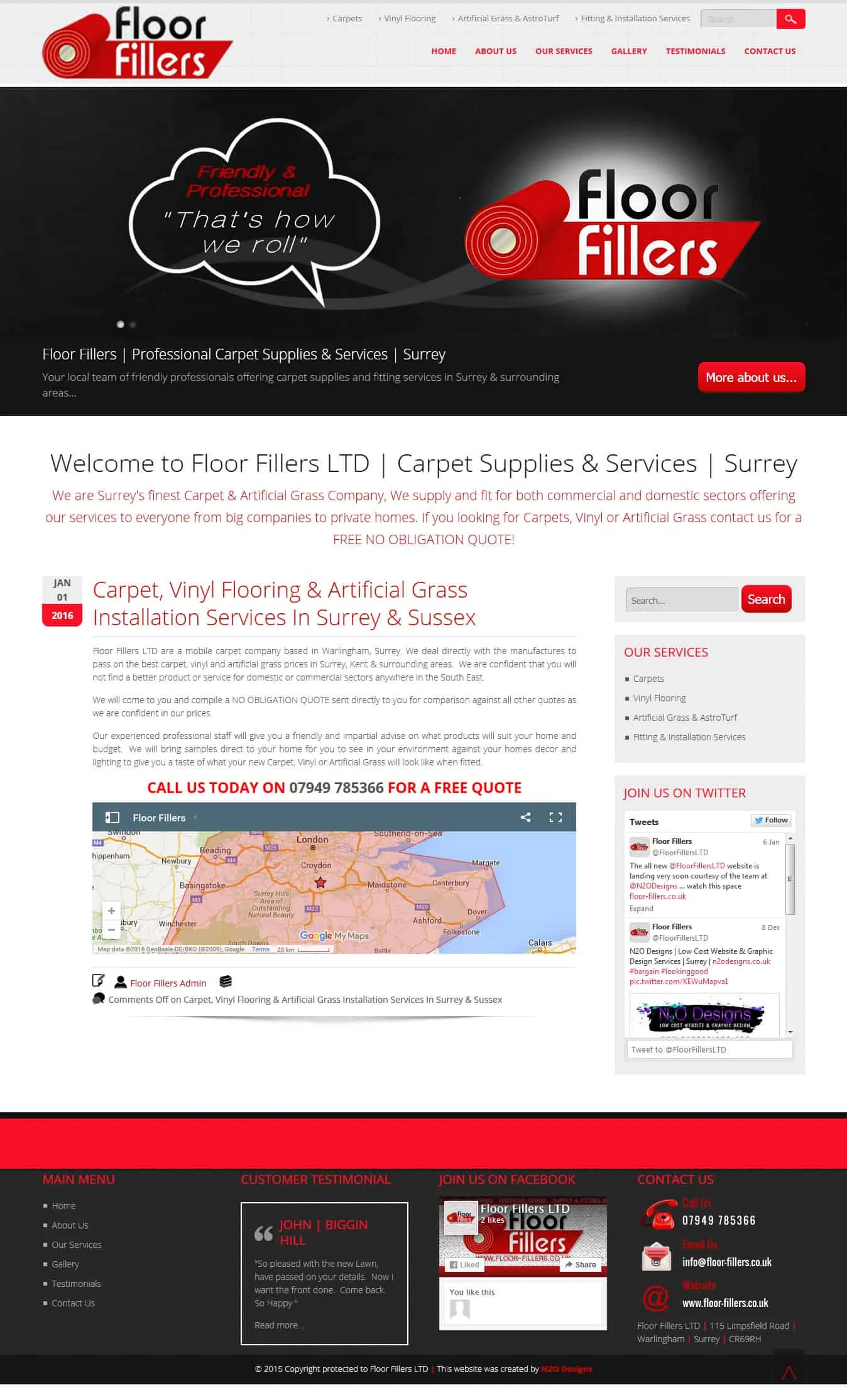 Floor Fillers Website