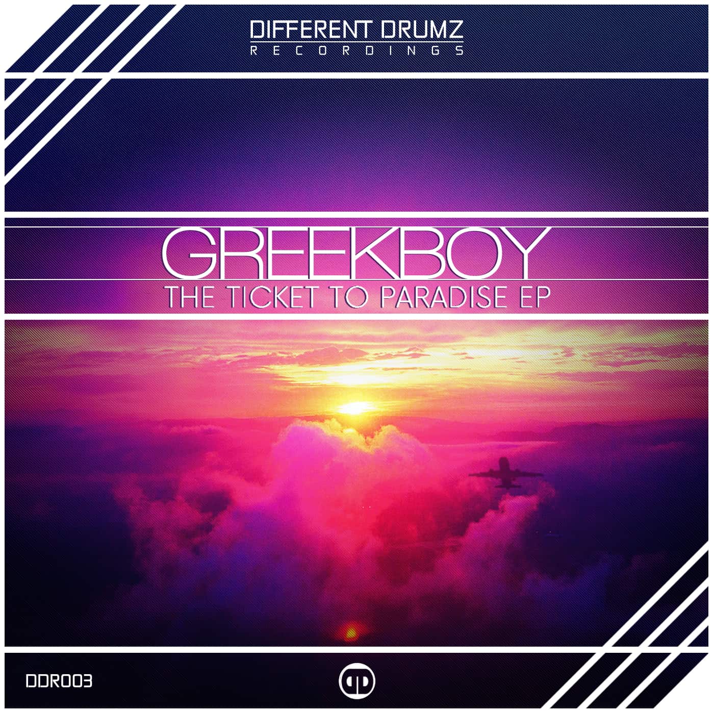 Greekboy – The Ticket To Paradise EP (Music Release Cover Art)