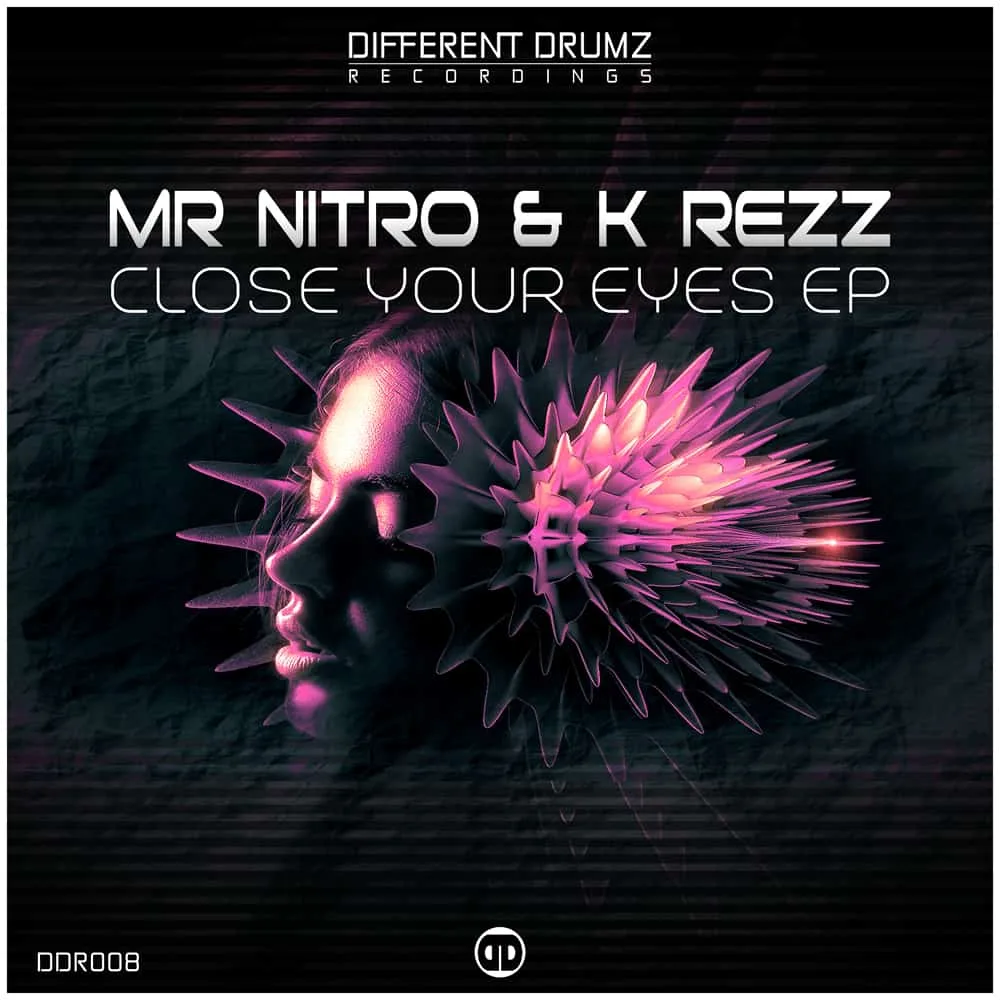 Mr Nitro & K Rezz – Close Your Eyes EP (Music Release Cover Art)