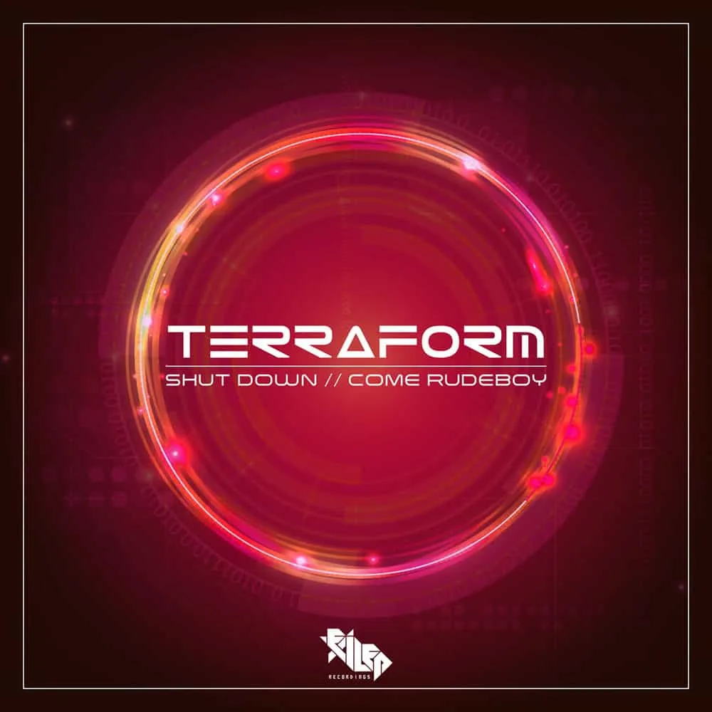 Terraform - Shut Down / Come Rudeboy Cover Art Design