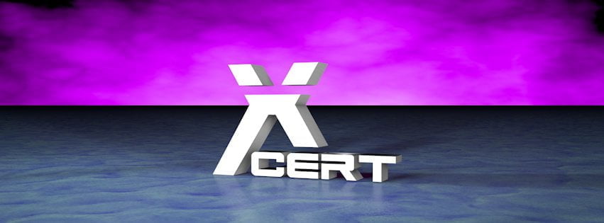 X Cert Facebook Cover Image