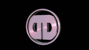 DDz 3D Logo Reflective Glass