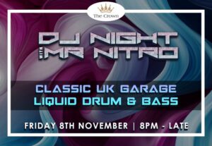 Garage & Liquid DJ Night Flyer A5