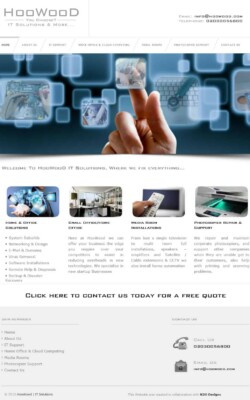 HooWooD IT Solutions Website Design by N2O Designs