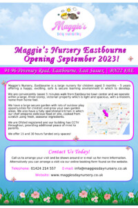 Maggie's Day Nursery Eastbourne A5 Flyer Final JPG Maggie's Day Nursery Eastbourne A5 Flyer Final JPG