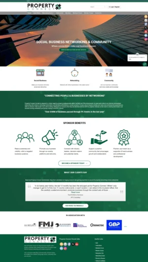 Property Connect Website Design by N2O Designs