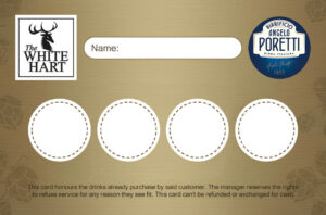 White Hart Beer Promo - Business Card